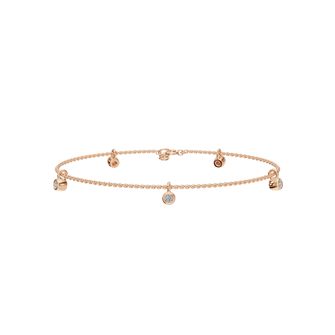 Dainty Round Diamond Bracelet