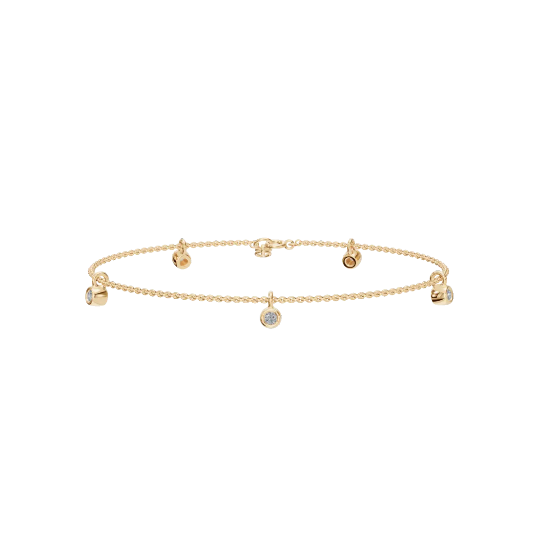 Dainty Round Diamond Bracelet