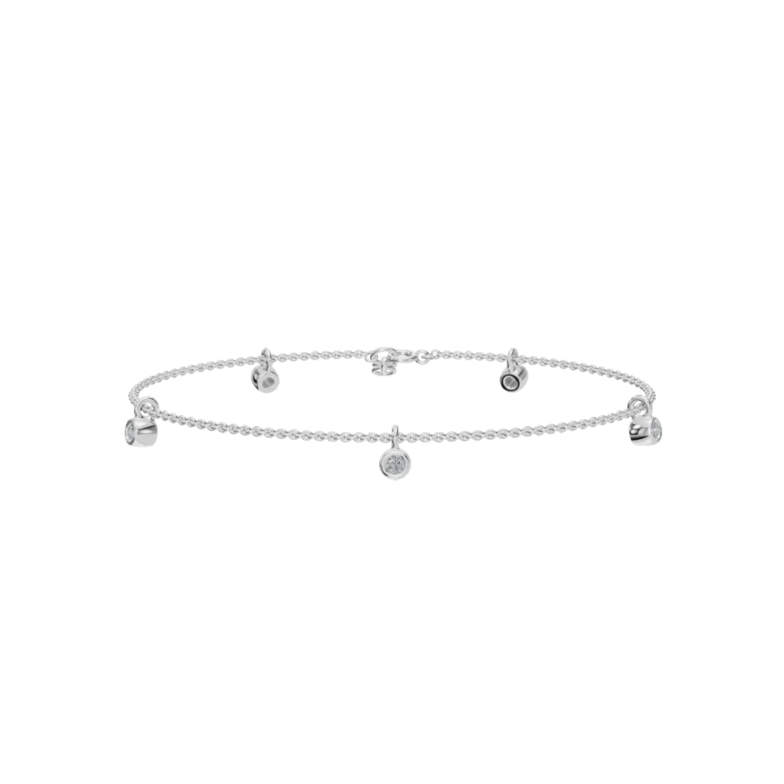 Dainty Round Diamond Bracelet