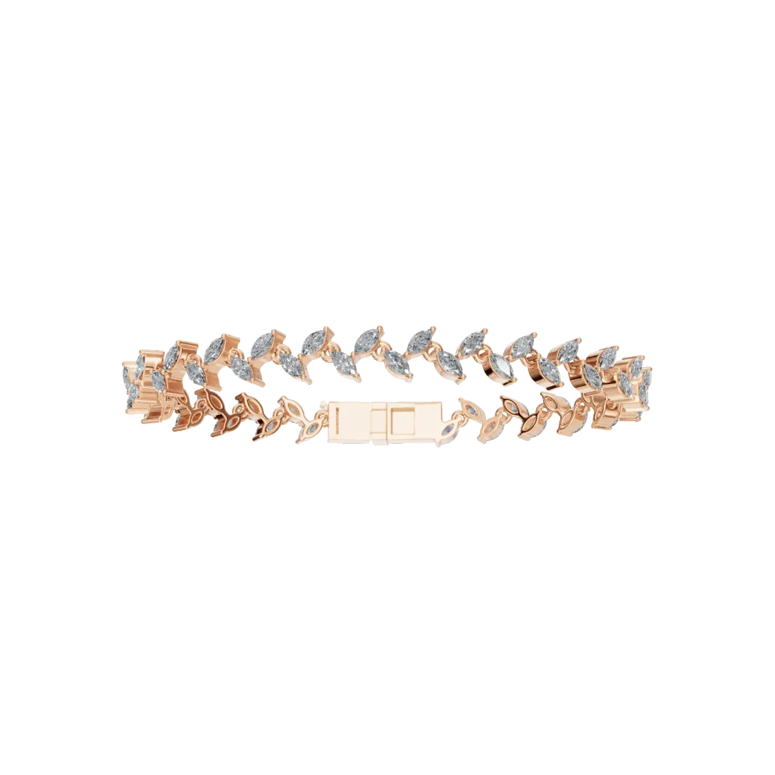 Marquise Diamond Tennis Bracelet