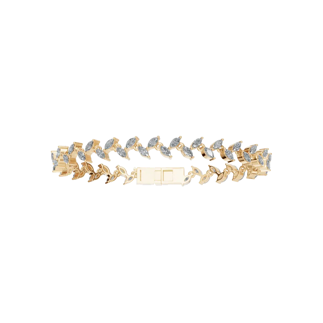 Marquise Diamond Tennis Bracelet