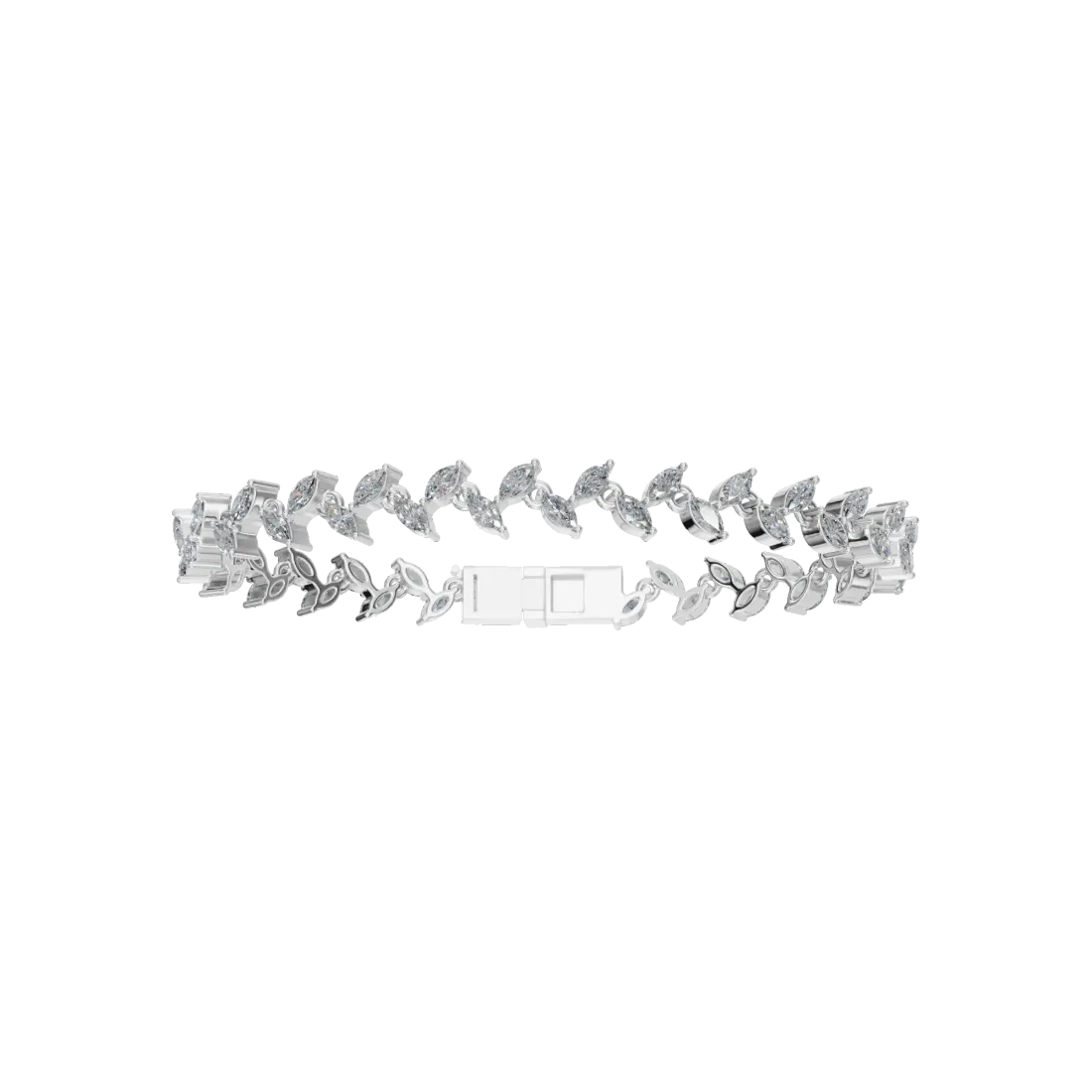 Marquise Diamond Tennis Bracelet