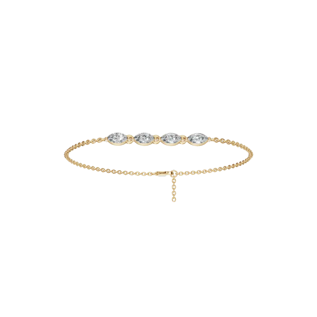Marquise Four-Stone Diamond Bracelet